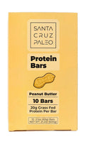 Santa Cruz Paleo Protein Bar ÃƒÂ¢Ã¢â€šÂ¬Ã¢â‚¬Å“ 20g Grass-Fed Whey & Collagen Protein ÃƒÂ¢Ã¢â€šÂ¬Ã¢â‚¬Å“ Wildflower Honey Sweetened, No Seed Oils, High Protein Snack Bar (Chocolate Flavor, Pack of 10)