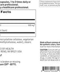 Klaire Labs Berberine Hci 500Mg - Berberine Supplement - Gluten-, Hypoallergenic Berberine Supplement (120 Capsules)