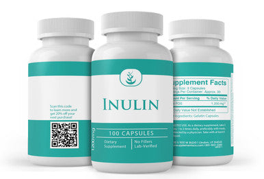 PURE ORIGINAL INGREDIENTS Inulin, (100 Capsules) Always Pure, No Additives Or Fillers, Lab Verified