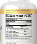 Carlyle Eye Health Supplement 120 Softgels | With Lutein 40Mg, Zeaxanthin, Bilberry And Blueberry | Eye Support Vitamins | Non