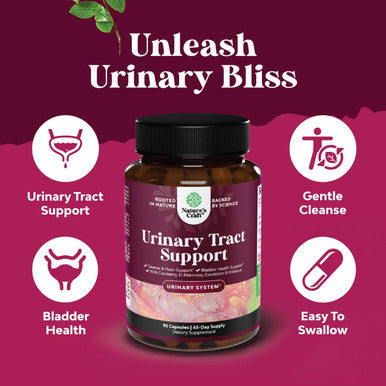 Natures Craft D Mannose Capsules for Urinary Tract Health - High Potency D-Mannose with Cranberry Juice Powder & Dandelion for Urinary Tract Health for Women Fast Acting Super Concentrated Cranberry - 90 Capsules