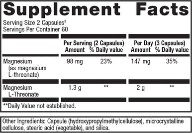 Metagenics Mag L-Threonate - 120 Count