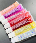 Italia Deluxe Fruit Bursts Lip Jelly Lip Gloss With Vitamin E 6 Pcs Set with FREE LIP SCRUB