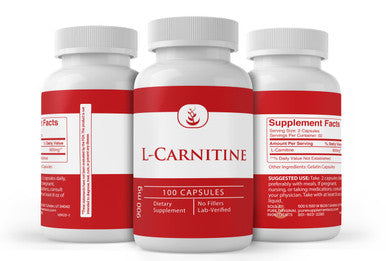 PURE ORIGINAL INGREDIENTS L-Carnitine, (100 Capsules) Always Pure, No Additives Or Fillers, Lab Verified