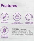 Webber Naturals Vitamin K2 MK7 120 mcg with Vitamin D3 1000 IU 90 Softgels Supports Bones Teeth and Cardiovascular System Vitamin Supplement Gluten and NonGMO