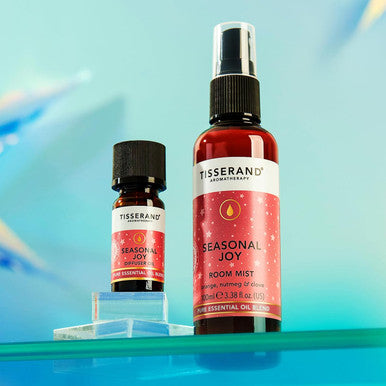 Tisserand Aromatherapy - Seasonal Joy Diffuser Oil And Room Mist Duo Kit - Orange, Nutmeg And Clove - 100% Natural Pure Essential Oils