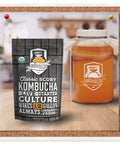 Fermentaholics Kombucha Scoby - Live Starter Culture Start A Half Gallon Batch Six Ounces Of Strong Mature Starter Tea - Brew Your Own Kombucha