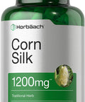 Corn Silk Capsules 1200mg | 200 Count | Non-GMO, Gluten Free Extract Supplement | by Horbaach