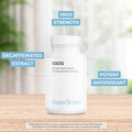 Supersmart Sunphenon EGCg 480 mg Per Day Extract of Green Tea 20 Times Stronger Than Vitamin E Antioxidant Brain Supplement NonGMO Gluten Free 60 Vegetarian Capsules