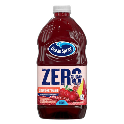 Ocean Spray ZERO Sugar Mixed Berry Juice Drink Cranberry Juice Drink Sweetened with Stevia 64 Fl Oz Bottle