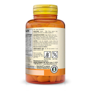 MASON Advanced Ear Health Formula - Supports Healthy Circulation in The Inner Ear, Ringing Ears Relief, 100 Caplets
