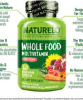 Naturelo Whole Food Multivitamin For Teens - Vitamins And Minerals For Teenage Boys And Girls - Supplement For Active Kids - With Organic Whole Foods - Non-Gmo - Vegan & Vegetarian - 60 Capsules