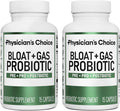 Physician'S Choice Bloat & Gas Probiotic 5-in-1 Proactive Support + Daily Digestion & Gut Health - Herbals Enzymes Post & Prebiotics - Gas Relief for Adults - Women & Men - 15ct 2-PK Sample Size