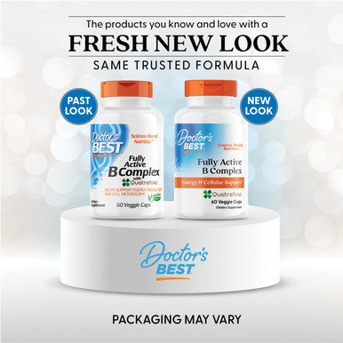 Doctor's Best Fully Active B-Complex with Quatrefolic 60 vcaps