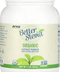 Now Foods Better Stevia Certified Organic Extract Powder 1 Lb (454 G) Powder