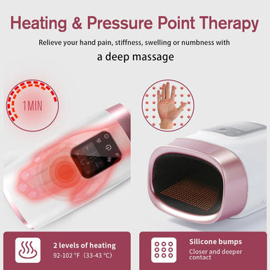 Hand Massage Electric Hand Massager With Compression, Pressure Point Therapy Massager For Arthritis, Pain Relief, Carpal Tunnel And Finger Numbness For Family