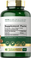Carlyle Castor Oil 750mg | 200 Softgels | Traditional Herb | Non-GMO, Gluten Free Supplement