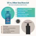 Akasha Superfoods Irish Sea Moss Gel Liposomal Seamoss With Irish Sea Moss 15 Ct