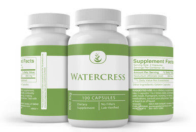 PURE ORIGINAL INGREDIENTS Watercress, (100 Capsules) Always Pure, No Additives Or Fillers, Lab Verified
