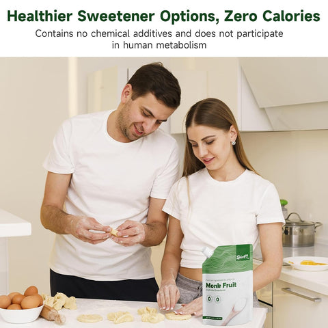 SPICEEL Monk Fruit Sweetener with Erythritol - White Sugar Substitute, Coffee, Tea, Gluten Free, Vegan, Sugar Replacement(1lb) (Pack of 2)