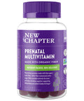 New Chapter Prenatal Multivitamin Gummies 71% Less Sugar, Prenatal Gummies for Mom & Healthy Baby with Prenatal Vitamins Methylfolate, D3, Choline & Ginger, Non-GMO, Gluten Free, Berry Citrus, 90ct