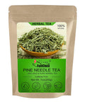 Fullchea - Dried Pine Needle Tea - 7oz/200g - Premium Red Pine Needles Loose Leaf Herbal Tea - Non-GMO - Better Than White Pine Needle Tea - Caffeine- - Cut & Sifted