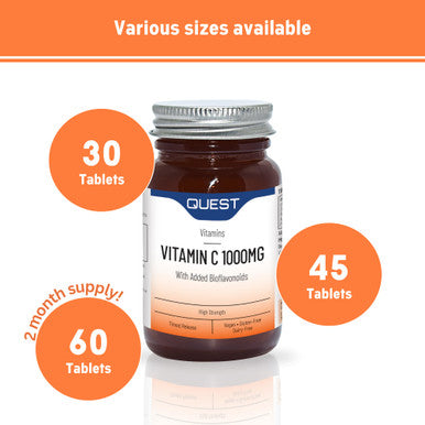 Quest Vitamins Vitamin C 1000mg with added Bioflavonoids