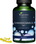 Black Cumin Seed Oil VegaveroÃƒâ€šÃ‚Â® | 100% Organic | 180 Vegan Capsules (GreenCapsÃƒâ€šÃ‚Â®) | Cold Pressed Nigella Sativa | No Additives