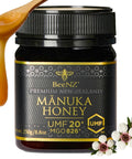 BeeNZ Raw MÃƒâ€žÃ‚Ânuka Honey, Certified UMF 20+ (MGO 829+), Pure New Zealand Monofloral MÃƒâ€žÃ‚Ânuka, Natural Sweetener, Superfood Honey for Wellness Support, No Sugar Added, Traceable from Hive to Jar, 8.8 oz/250g