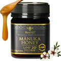 BeeNZ Raw MÃƒâ€žÃ‚Ânuka Honey, Certified UMF 20+ (MGO 829+), Pure New Zealand Monofloral MÃƒâ€žÃ‚Ânuka, Natural Sweetener, Superfood Honey for Wellness Support, No Sugar Added, Traceable from Hive to Jar, 8.8 oz/250g