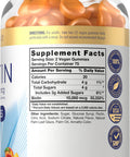 Carlyle Biotin 10000Mcg Gummies | 150 Count | Peach Flavor Supplement | Vegan, Non-Gmo, Gluten Free