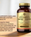 Solgar Vitamin E 268 Mg (400 Iu) - 100 Vegan Softgels - Naturally Sourced - Non-Gmo Gluten Free - 100 Servings