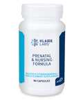 Klaire Labs Prenatal & Nursing Formula - Multivitamin & Multimineral with Chelated Iron & Active Folate for Pregnancy, Breastfeeding and Child-Bearing Years, Dairy- (90 Capsules)