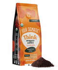 Four Sigmatic Think Mushroom Coffee | Organic Ground Coffee With Lion'S Mane Mushroom And Chaga Mushroom | Nootropic Mushroom Coffee For Better Focus And Immune Support | 12Oz Bag