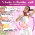 Probiotics For Women Digestive Health, 100 Billion Cfus Probiotic With Digestive Enzymes & Prebiotics, Vaginal Probiotics