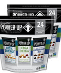 Power Up Trail Mix, Mega Omega Trail Mix, Non-GMO, Vegan, Gluten Free, No Artificial Ingredients, Gourmet Nut, 14 Ounce Bag