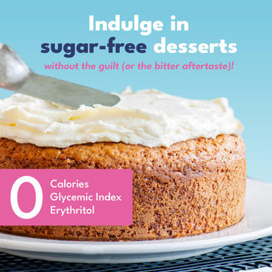 Sweetleaf Indulge Powder Sugar Replacement - All-Purpose Allulose and Monk Fruit Sweetener Blend with Inulin and Stevia Zero-Calorie Sugar Substitute Sugar- Baking Supplies 16 Oz