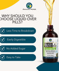 Amazing Herbs Cold-Pressed Black Seed And Flax Seed Oil Blend - Gluten-Free, Non-Gmo, High In Omega 3, 6, & 9, Supports Joint, Brain, And Heart Function - 8 Fl Oz