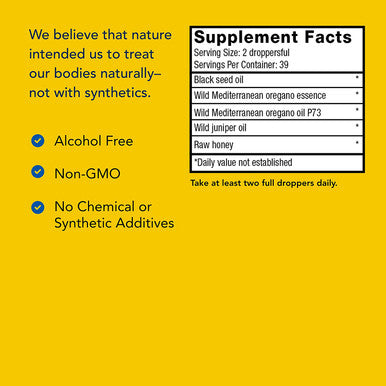 North American Herb Spice RespImmune 2 oz Respiratory Immune Support Black Seed Oregano P73 Oil Raw Honey Mycellized for Optimal Absorption NonGMO 39 Servings