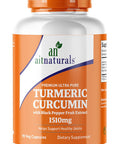 Aitnaturals Turmeric Curcumin - 1510 mg (90 Capsules)| 95% Curcuminoids with Black Pepper Extract| Advanced Absorption for Cardiovascular Health and Joint & Muscle Support | Digestive and Antioxidant