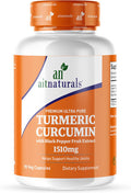 Aitnaturals Turmeric Curcumin - 1510 mg (90 Capsules)| 95% Curcuminoids with Black Pepper Extract| Advanced Absorption for Cardiovascular Health and Joint & Muscle Support | Digestive and Antioxidant