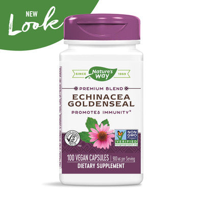 Nature's Way Echinacea Goldenseal, 900 mg per serving, 100 Capsules