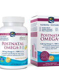 Nordic Naturals Postnatal Omega-3, Lemon Flavor, 650 mg, 60 Soft Gels
