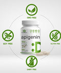 Apigenin 100mg 180 Capsules 3 Months Supply Bioflavonoids Supplement