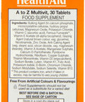 Health Aid A To Z Multivit <B>New Improved</B> 30 Tablets