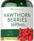 Carlyle Hawthorn Berry Capsules | 1695Mg | 250 Capsules | Vegetarian, Non-Gmo, Gluten Free Extract