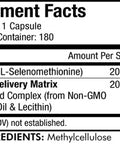 Codeage Selenium 200 mcg Supplement, 6-Month Supply, Immune Support, Mineral Cofactor Seleno, Phospholipids, Vegan, Liposomal Delivery - 2 Pack