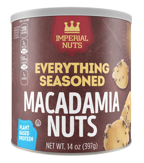 Imperial Nuts - Macadamia Nuts Roasted Salted - Oil Roasted 15 oz | Fresh tasty macadamias