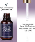 Retinol 2.5% Solution Facial Serum with Vitamin E - Facial Crepe Erase, Age Spot Remover, High Strength Solution for Face without a Prescription, 1 Fl Oz (30ml)