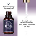 Retinol 2.5% Solution Facial Serum with Vitamin E - Facial Crepe Erase, Age Spot Remover, High Strength Solution for Face without a Prescription, 1 Fl Oz (30ml)